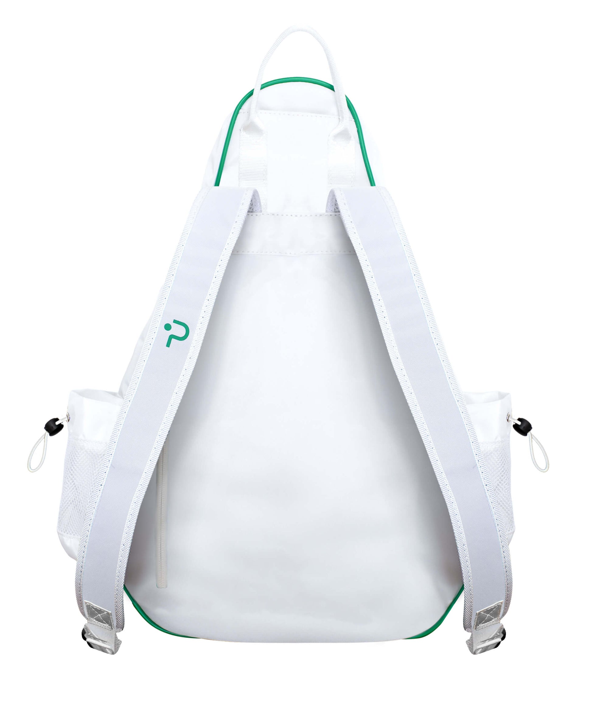 white padel racket backpack with tennis green accents nice design and practical