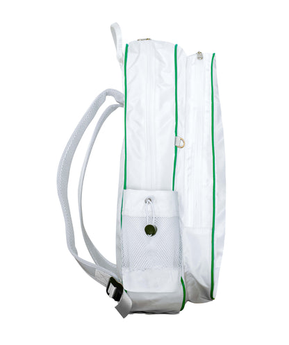 white padel racket backpack from the side